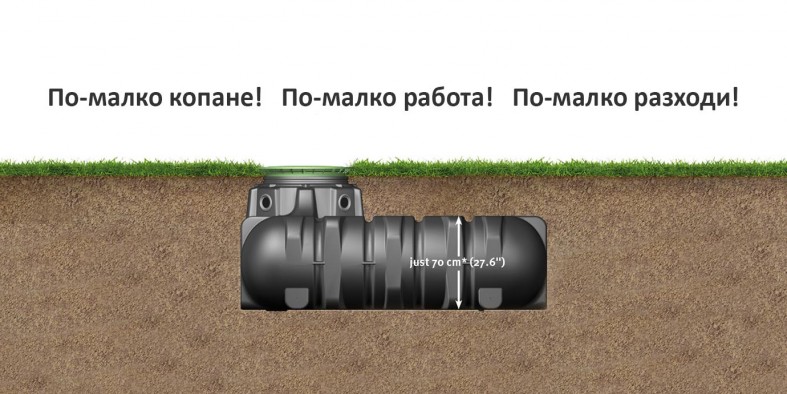 Резервоар лесен за монтаж